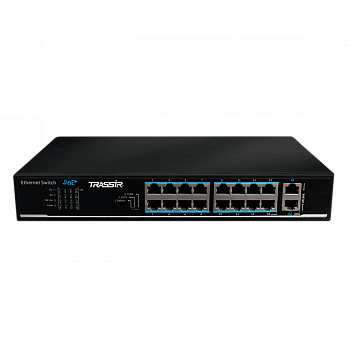 Коммутатор TRASSIR TR-NS1018-135-16POE v2