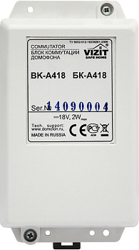 Блок коммутации пульта консьержа VIZIT БК-A418