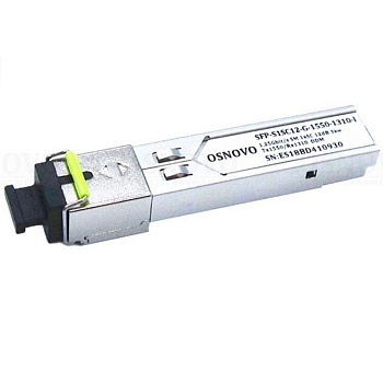 SFP-модуль Osnovo SFP-S1SC12-G-1550-1310