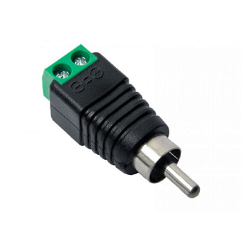 Разъем RCA штекер с клеммной колодкой